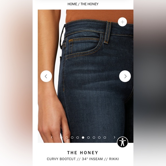 Joe's Curvy Honey Bootcut Rikki, size 31 - Picture 5 of 16